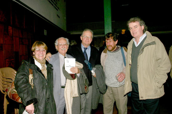 Dres. Graciela Vitarella, David Sempol, Edmundo Batthyány, Carlos Montejo y Enrique Soto Durán.