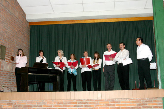 El Coro del SMU durante su recital.