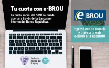 La cuota del SMU se puede abonar por e-BROU