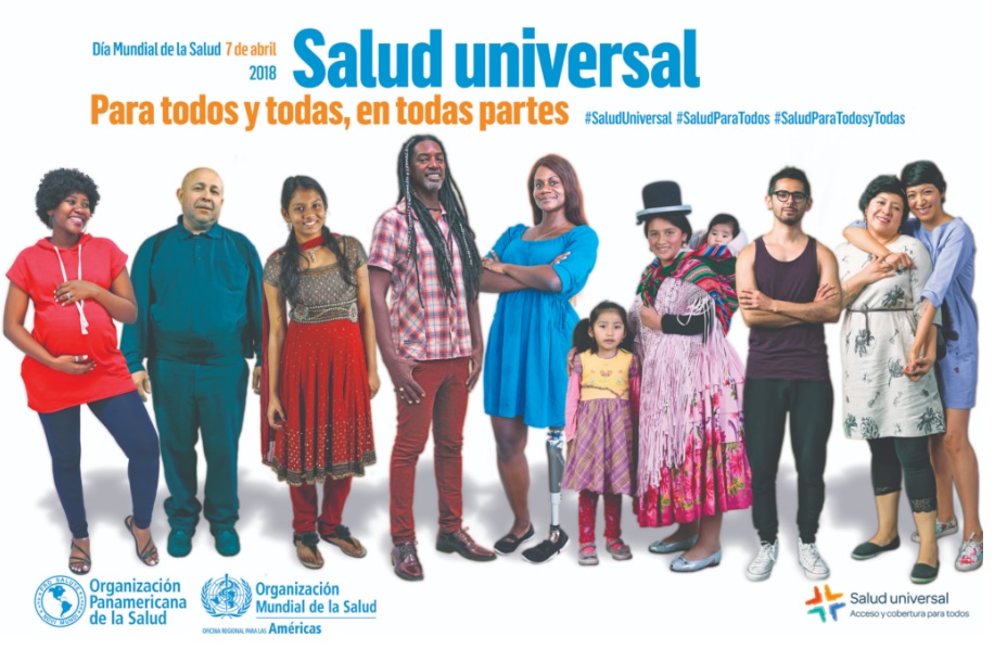 Día Mundial de la Salud 2018 estará dedicado a la “salud universal”.