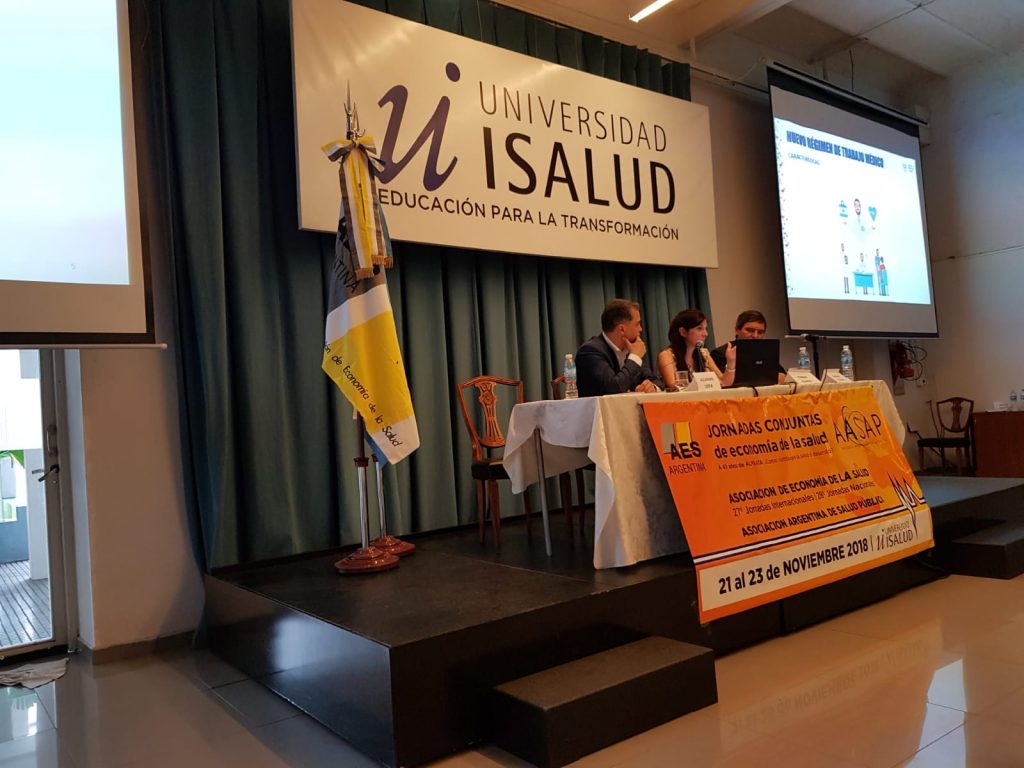 SMU participa de Jornadas conjuntas de la Asociación de Economía de la Salud y la Asociación Argentina de Salud Pública de la República Argentina.