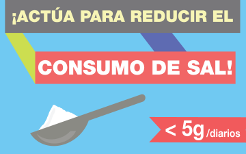 Reducir el consumo de sal es una de las más costo-eficaces para la salud pública.