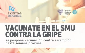 Contra la gripe: vení a vacunarte en el SMU