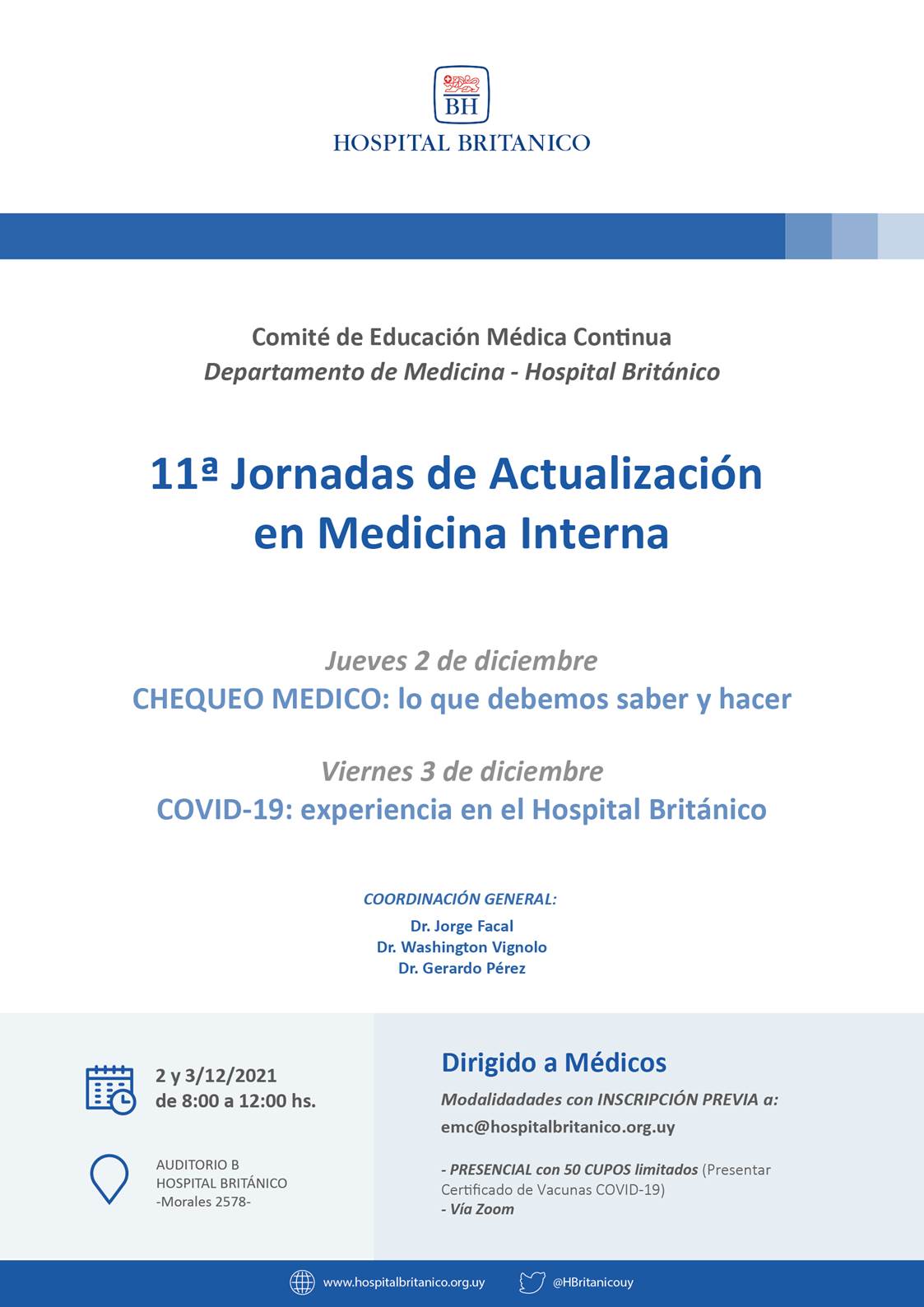 Jornadas De Actualización En Medicina Interna Del Hospital Británico. • SMU