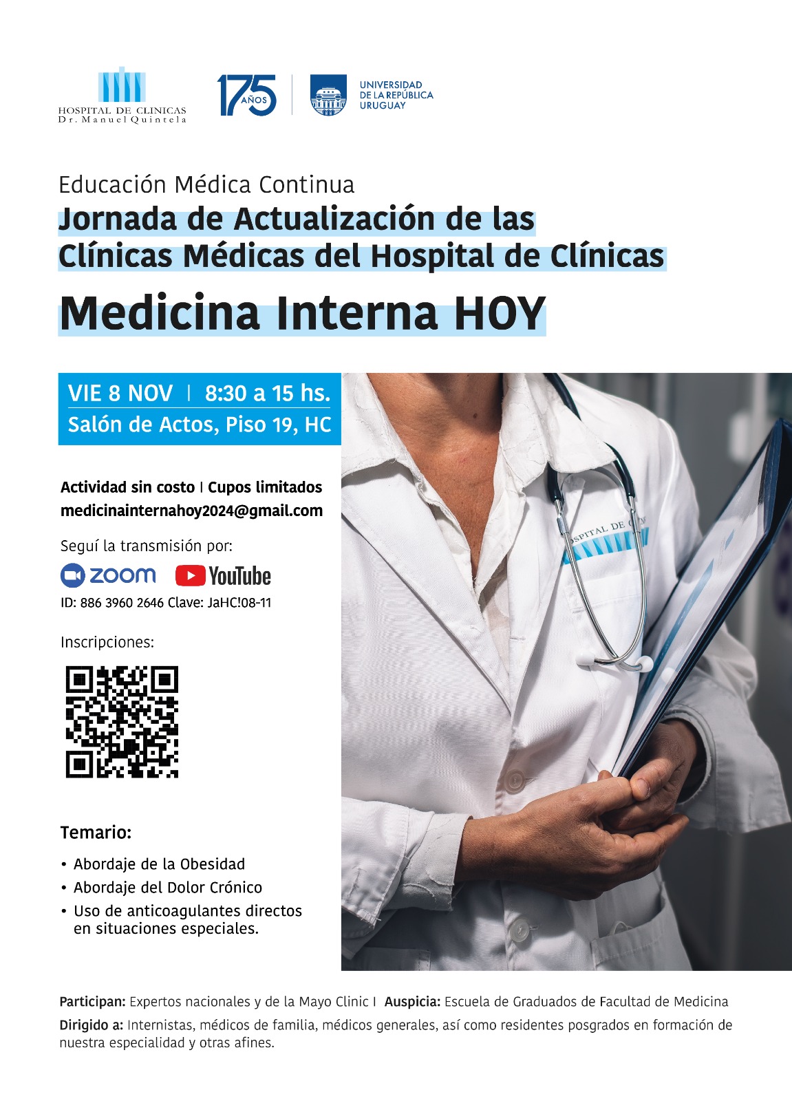 actualización clínicas médicas