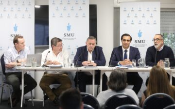 El candidato por el Partido Nacional, Dr. Álvaro Delgado, visitó el SMU